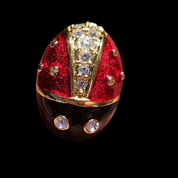 Joan Rivers Petite Lady Bug Brooch / Pin. - Picture 3 of 7